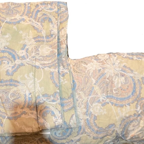 Nancy Koltes 1 Duvet Cover 85x90" +2 Shams 30x32" 100% Cotton 600TC Sateen Italy - Picture 1 of 11